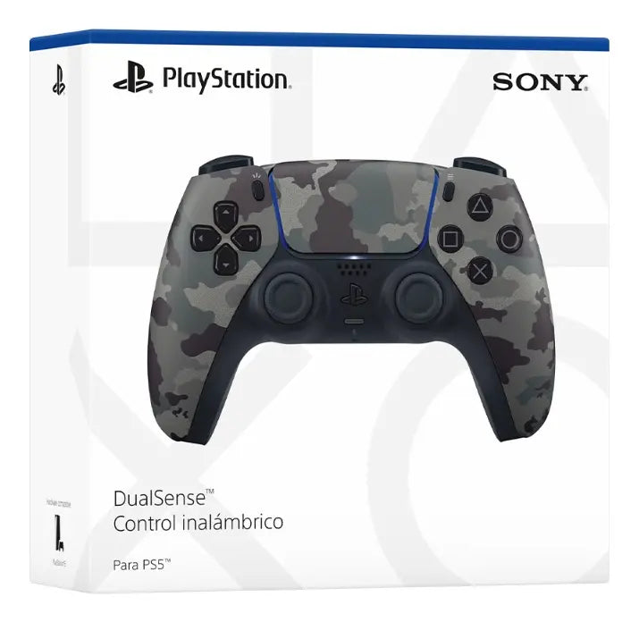 Control Play Station 5 Inalámbrico Dualsense Camuflado Gris Camuflaje