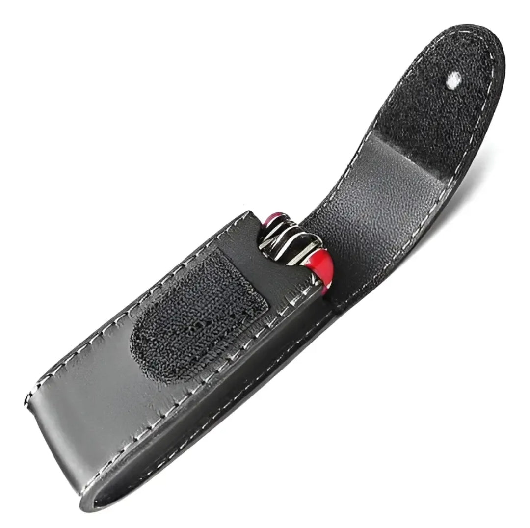 Estuche De Cuero Para Navaja Victorinox Negro