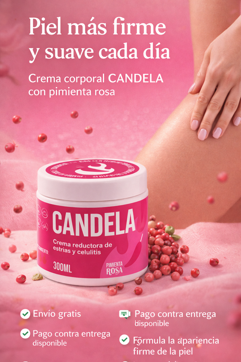 Crema Reductora CANDELA – Piel más firme y suave