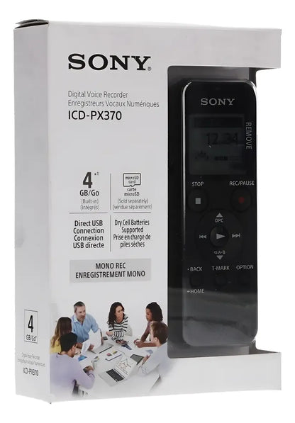 Grabadora De Voz Sony Px-370 Periodista Negro