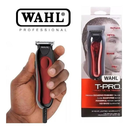 Máquina Patillera Wahl T Pro 9307 Con Cable Original Rojo 110v