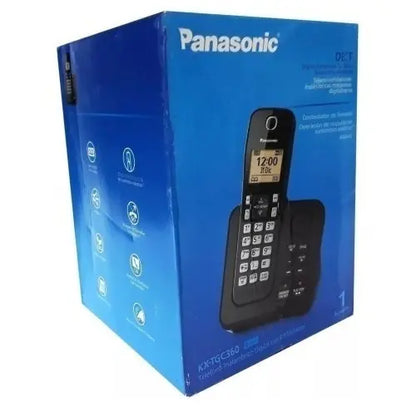 Teléfono Inalámbrico Panasonic Kx-tgc360 Altavoz Contestador Negro