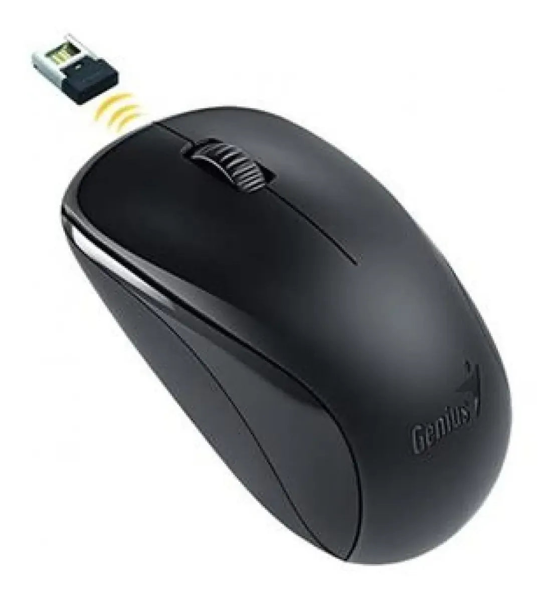 Mouse Genius Nx-7000 Inalámbrico Negro, Receptor Usb. Calm Black