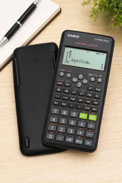 Calculadora Casio Fx 570es Plus 417 Funciones  Negro