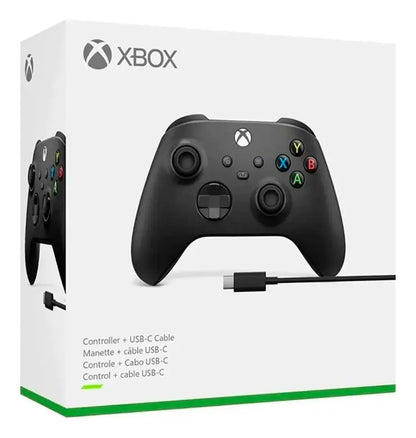 Control Para Xbox One Seri X/s Incluye Cable Original  Carbon Black