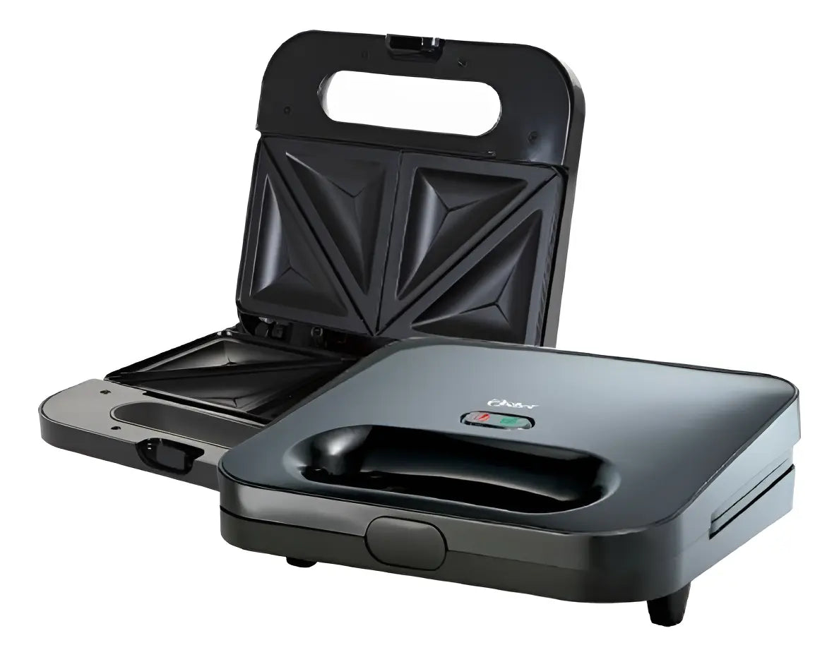 Sandwichera Oster Negra de 2 Puestos Modelo CKSTSM2885