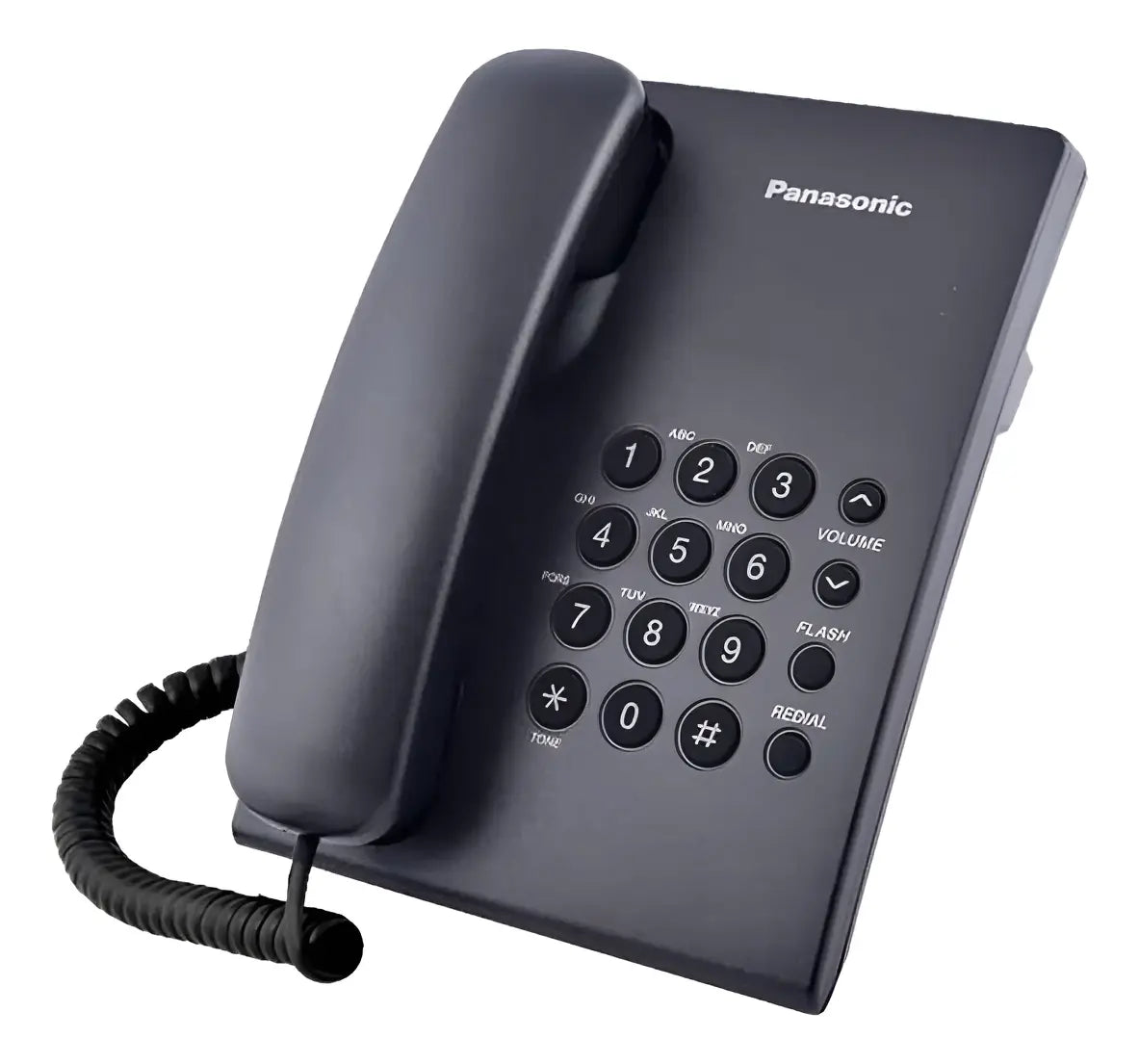 Telefono De Escritorio Panasonic  Kx-ts 500 Original Negro