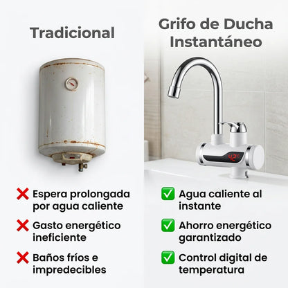 ¿Cansado de esperar a que el agua se caliente?  “Este grifo eléctrico calienta el agua al instante 🔥”