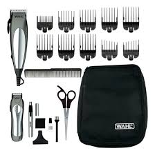Kit Maquina Peluquera Wahl Deluxe Grom Pro 21 Piezas  Gris Oscuro 110v