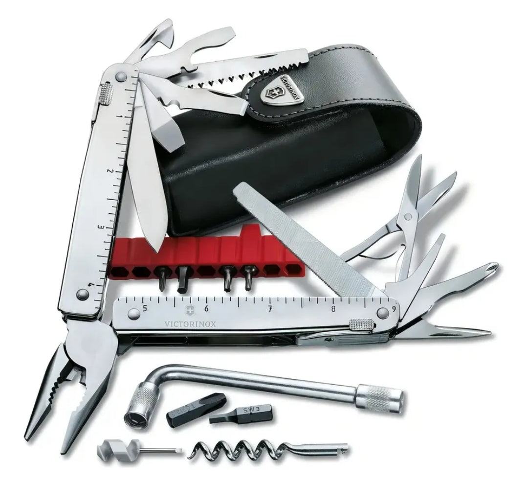 Navaja Alicate Victorinox Swisstool X Plus 3.0338.l Color Plata