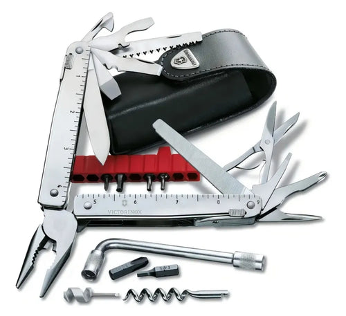 Navaja Alicate Victorinox Swisstool X Plus 3.0338.l Color Plata