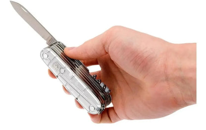 🔥 Navaja Suiza Victorinox SwissChamp SilverTech 1.6794.T7 Transparente
