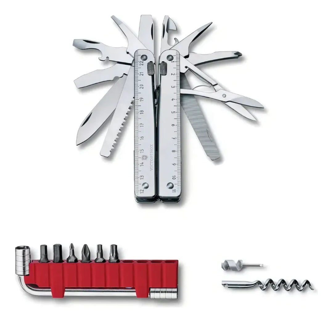 Navaja Alicate Victorinox Swisstool X Plus 3.0338.l Color Plata